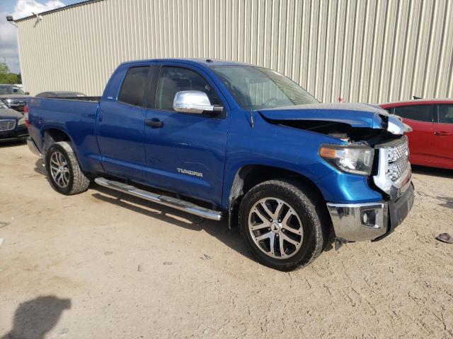 5TFRM5F14JX126122 - 2018 TOYOTA TUNDRA DOUBLE CAB SR/SR5 BLUE photo 4