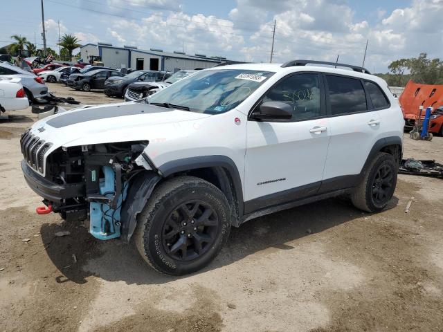 1C4PJMBS8HW652049 - 2017 JEEP CHEROKEE TRAILHAWK WHITE photo 1