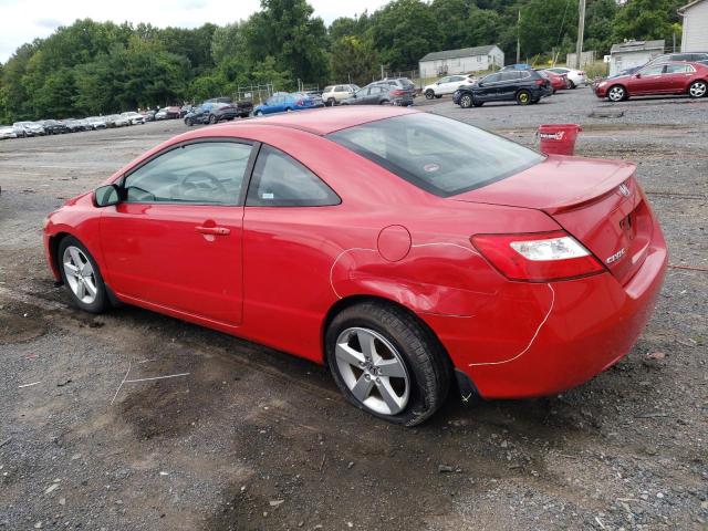 2HGFG12868H517326 - 2008 HONDA CIVIC EX RED photo 2