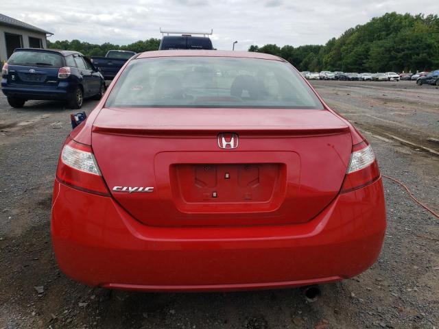 2HGFG12868H517326 - 2008 HONDA CIVIC EX RED photo 6