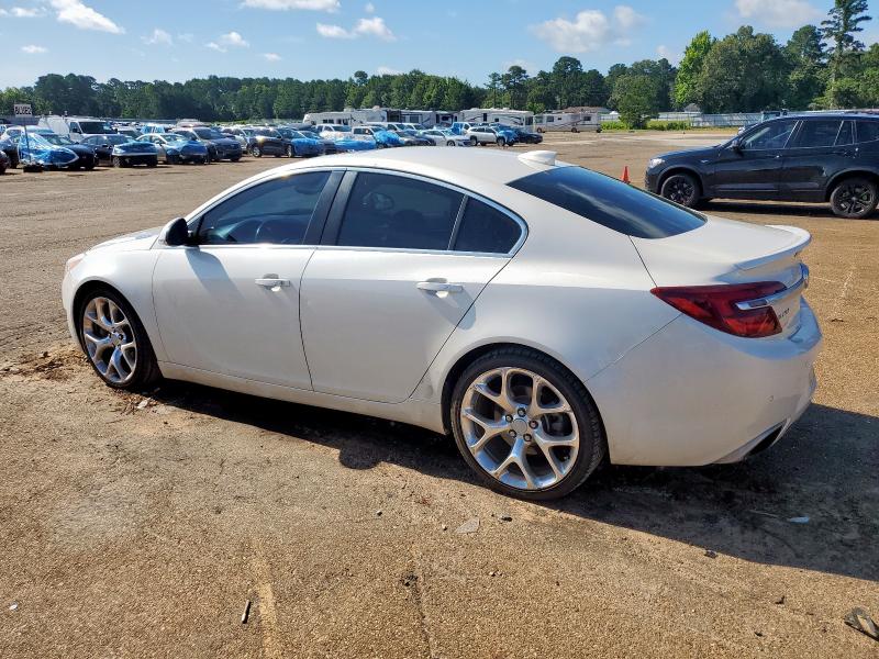 2G4GT5GX3F9226484 - 2015 BUICK REGAL GS WHITE photo 2