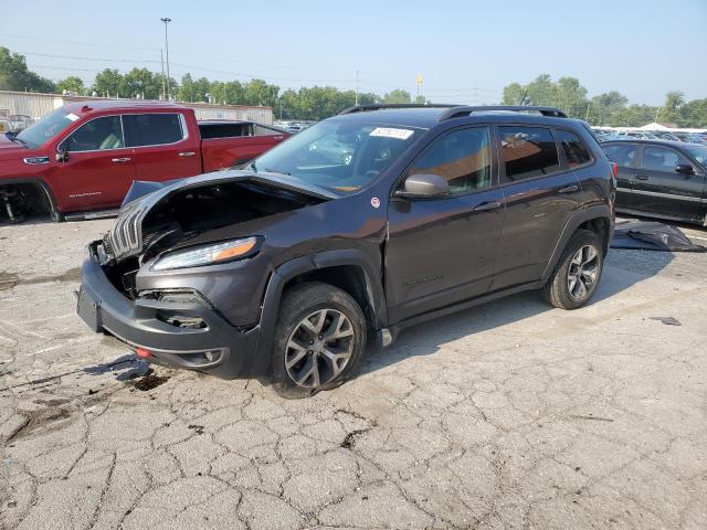 1C4PJMBS1FW664671 - 2015 JEEP CHEROKEE TRAILHAWK CHARCOAL photo 1