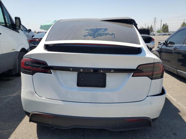 7SAXCDE57PF413713 - 2023 TESLA MODEL X WHITE photo 6