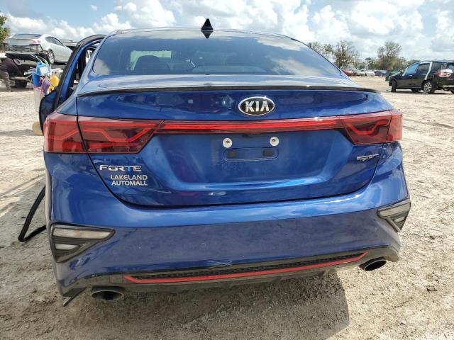 3KPF44AC8ME365277 - 2021 KIA FORTE GT BLUE photo 6