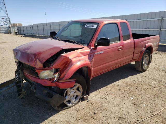 5TESN92N63Z270278 - 2003 TOYOTA TACOMA XTRACAB PRERUNNER წითელი ფოტო 1