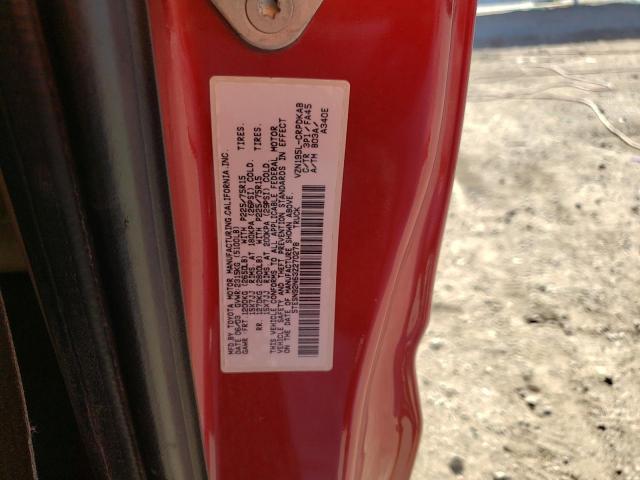 5TESN92N63Z270278 - 2003 TOYOTA TACOMA XTRACAB PRERUNNER წითელი ფოტო 12