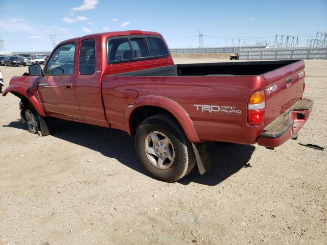 5TESN92N63Z270278 - 2003 TOYOTA TACOMA XTRACAB PRERUNNER წითელი ფოტო 2