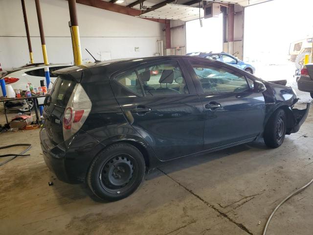 JTDKDTB37C1516456 - 2012 TOYOTA PRIUS C BLACK photo 3