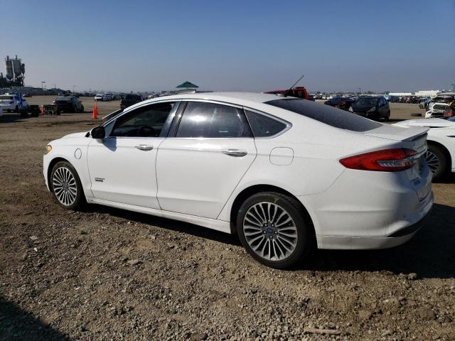 3FA6P0SU5HR313102 - 2017 FORD FUSION TITANIUM PHEV WHITE photo 2