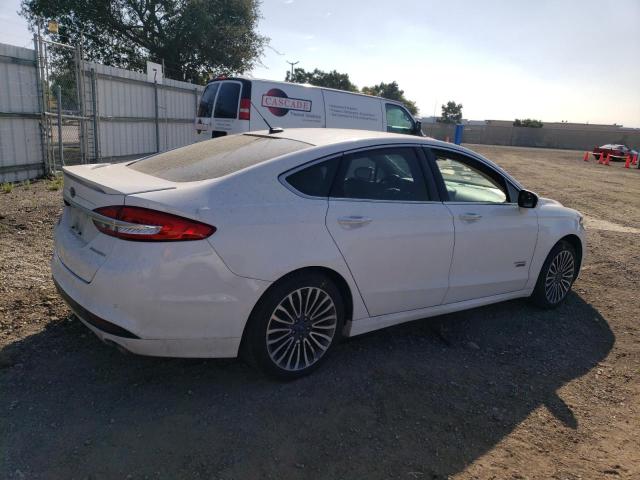 3FA6P0SU5HR313102 - 2017 FORD FUSION TITANIUM PHEV WHITE photo 3