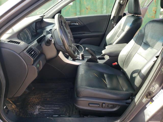 1HGCR2F88DA016461 - 2013 HONDA ACCORD EXL GRAY photo 7