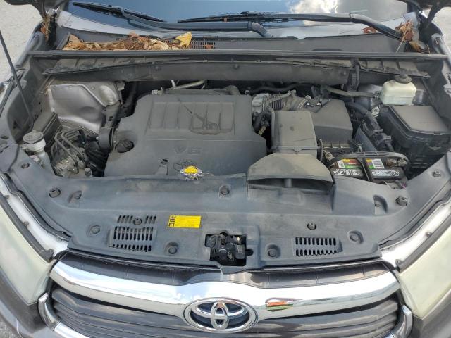 5TDKKRFH0FS060953 - 2015 TOYOTA HIGHLANDER XLE GRAY photo 12