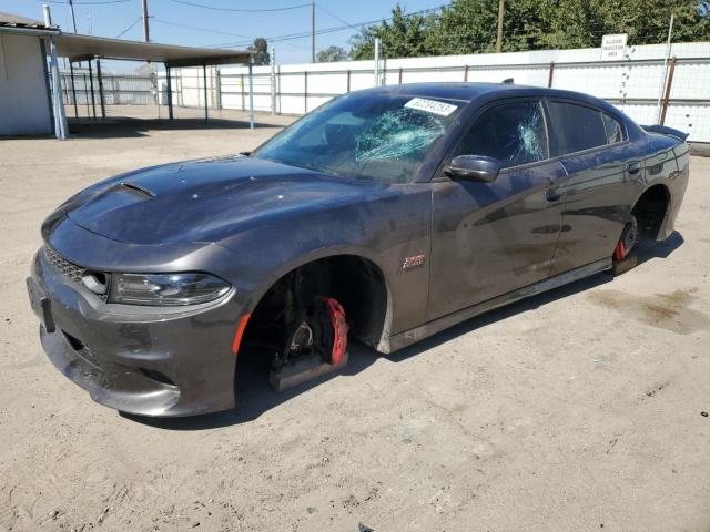 2C3CDXGJXLH217150 - 2020 DODGE CHARGER SCAT PACK CHARCOAL photo 1