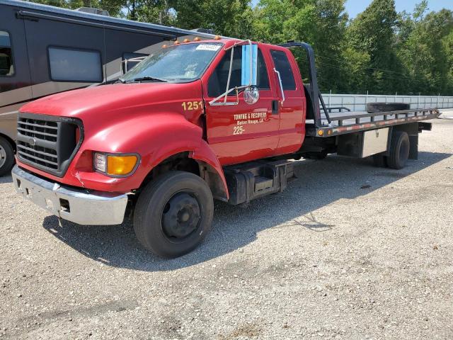 3FDNX65Y81MA90768 - 2001 FORD F650 SUPER DUTY RED photo 2