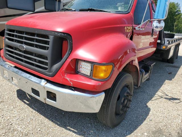 3FDNX65Y81MA90768 - 2001 FORD F650 SUPER DUTY RED photo 9