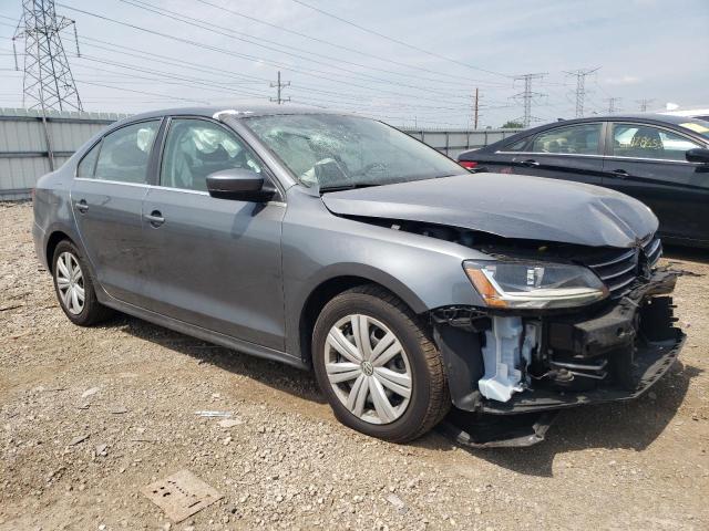 3VW2B7AJ5HM343492 - 2017 VOLKSWAGEN JETTA S GRAY photo 4