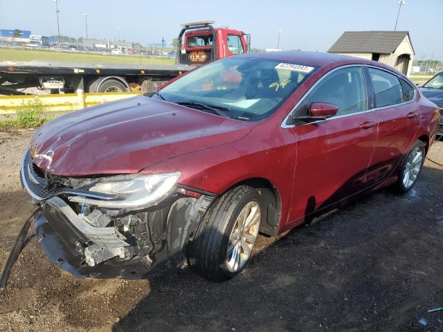 1C3CCCAB2FN672213 - 2015 CHRYSLER 200 LIMITED RED photo 1