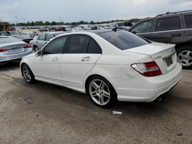 WDDGF4HB0CR231402 - 2012 MERCEDES-BENZ C 250 WHITE photo 2