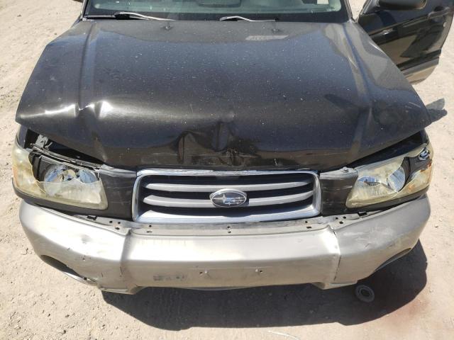 JF1SG65653H705828 - 2003 SUBARU FORESTER 2.5XS შავი ფოტო 11