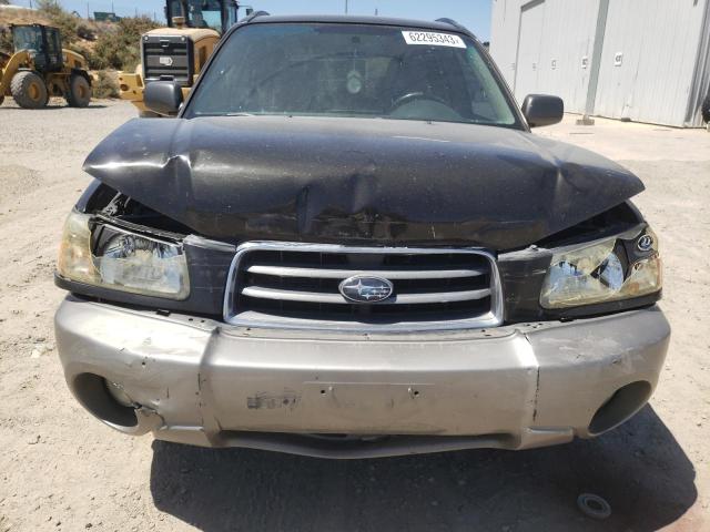 JF1SG65653H705828 - 2003 SUBARU FORESTER 2.5XS შავი ფოტო 5