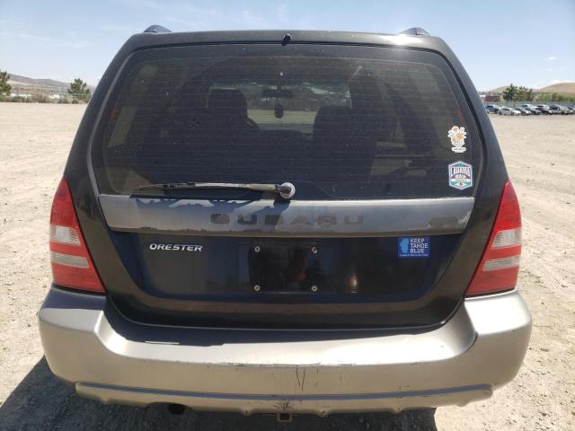 JF1SG65653H705828 - 2003 SUBARU FORESTER 2.5XS შავი ფოტო 6