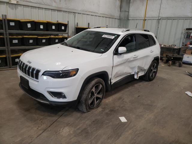 1C4PJMDX6KD338217 - 2019 JEEP CHEROKEE LIMITED WHITE photo 1