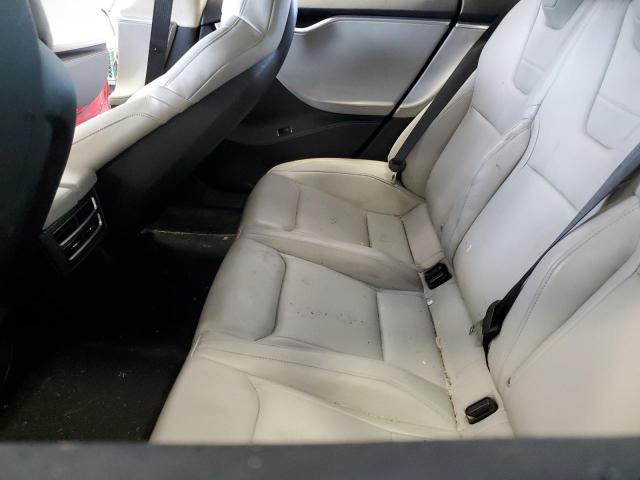 5YJSA1H20EFP66725 - 2014 TESLA MODEL S RED photo 10