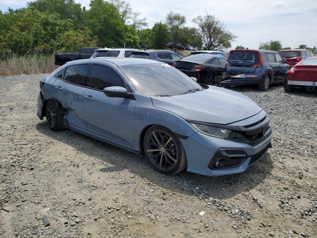 SHHFK7H49MU421824 - 2021 HONDA CIVIC SPORT BLUE photo 4