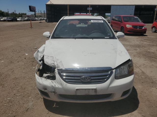 KNAFE221095656709 - 2009 KIA SPECTRA EX WHITE photo 5