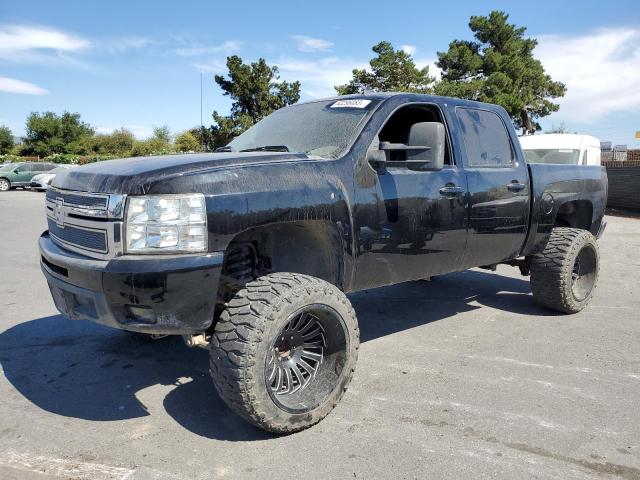 2GCFK13Y871646428 - 2007 CHEVROLET SILVERADO K1500 CREW CAB BLACK photo 1