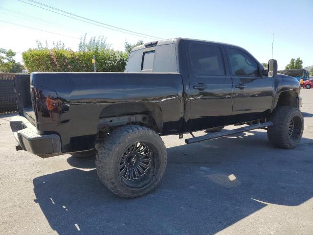 2GCFK13Y871646428 - 2007 CHEVROLET SILVERADO K1500 CREW CAB BLACK photo 3