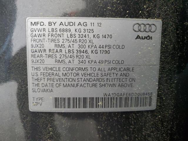 WA1DGAFE6DD008456 - 2013 AUDI Q7 PRESTIGE GRAY photo 13