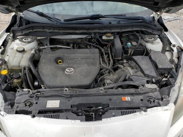 JM1BL1H5XA1338345 - 2010 MAZDA 3 S WHITE photo 11