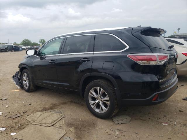 5TDJKRFHXFS084382 - 2015 TOYOTA HIGHLANDER XLE შავი ფოტო 2