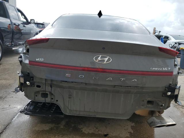 KMHL34J28MA156763 - 2021 HYUNDAI SONATA LIMITED GRAY photo 6