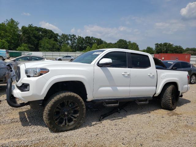 3TMAZ5CN9LM117415 - 2020 TOYOTA TACOMA DOUBLE CAB WHITE photo 1