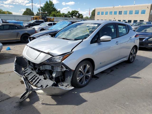 1N4AZ1CP9JC306273 - 2018 NISSAN LEAF S SILVER photo 1