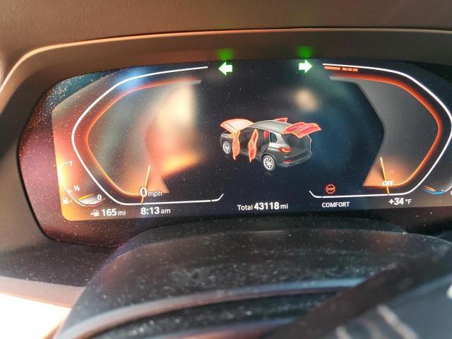 5UXCY4C07L9B45255 - 2020 BMW X6 SDRIVE 40I GRAY photo 9