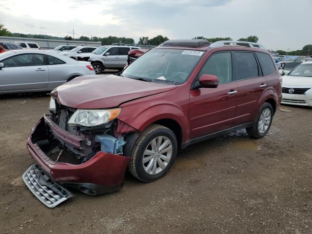 JF2SHBGCXCH422538 - 2012 SUBARU FORESTER TOURING MAROON photo 1