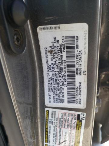 2T1KR32E34C305139 - 2004 TOYOTA COROLLA MA XR SILVER photo 12