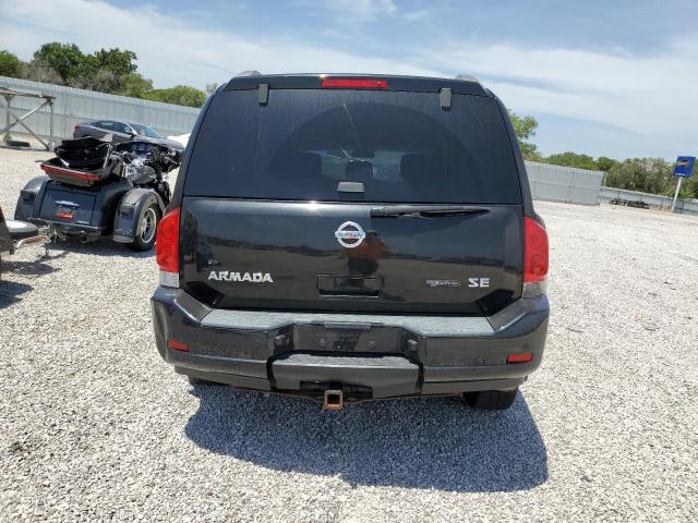 5N1BA08D59N605494 - 2009 NISSAN ARMADA SE BLACK photo 6