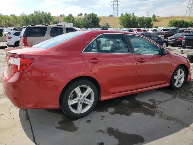 4T1BF1FK5DU701083 - 2013 TOYOTA CAMRY L RED photo 3