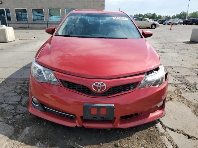 4T1BF1FK5DU701083 - 2013 TOYOTA CAMRY L RED photo 5