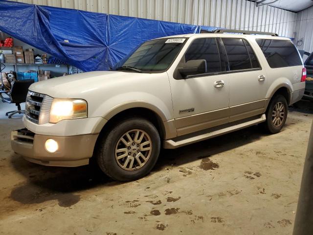 1FMFK17567LA69470 - 2007 FORD EXPEDITION EL EDDIE BAUER WHITE photo 1