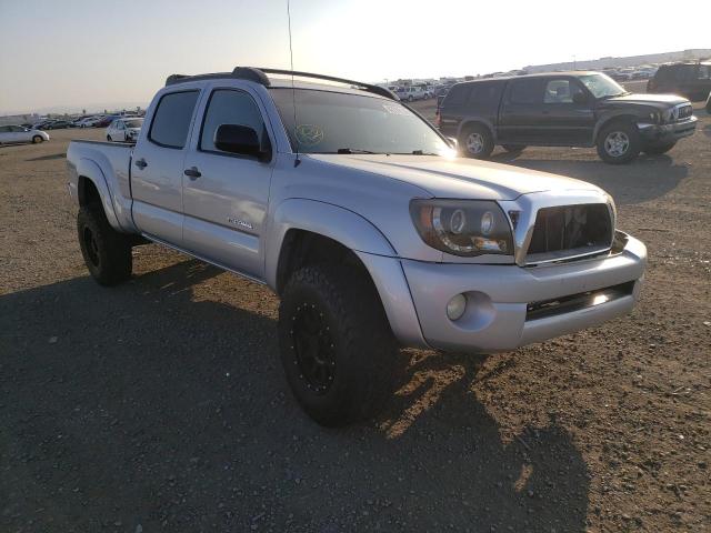 5TEKU72N05Z117101 - 2005 TOYOTA TACOMA DOUBLE CAB PRERUNNER LONG BED SILVER photo 1