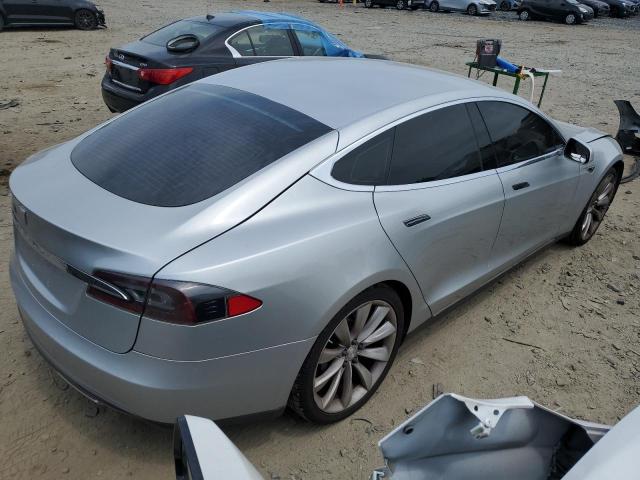 5YJSA1CG4DFP08442 - 2013 TESLA MODEL S ვერცხლისფერი ფოტო 3