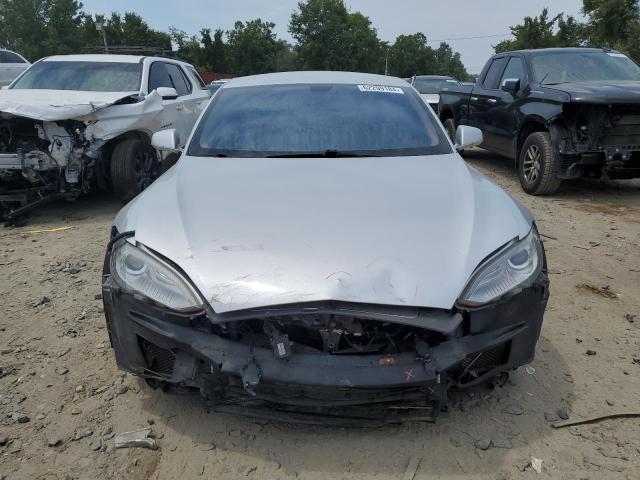 5YJSA1CG4DFP08442 - 2013 TESLA MODEL S ვერცხლისფერი ფოტო 5