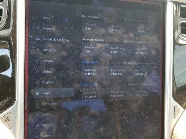 5YJSA1CG4DFP08442 - 2013 TESLA MODEL S ვერცხლისფერი ფოტო 9