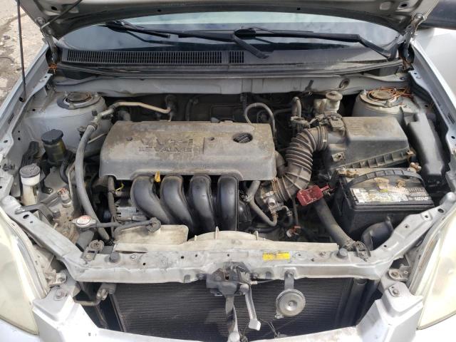 2T1KR32E87C646766 - 2007 TOYOTA COROLLA MA XR SILVER photo 11