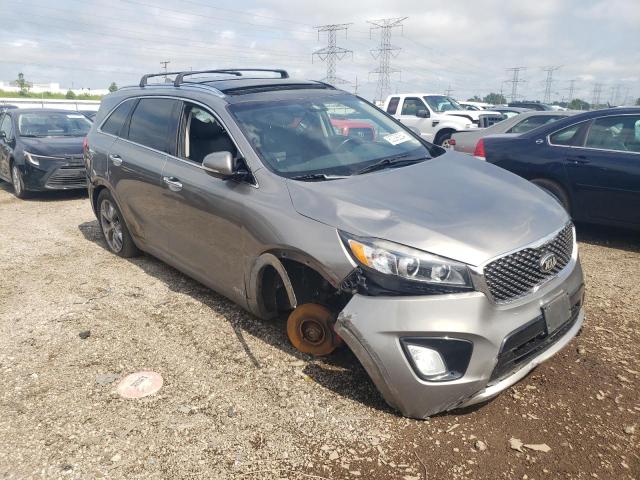 5XYPKDA58GG107750 - 2016 KIA SORENTO SX GRAY photo 4